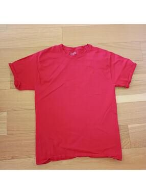 Champion Short Sleeve Medium Men's Red Tshirt